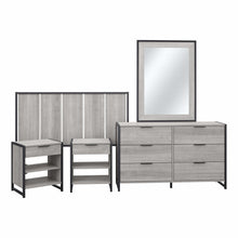 Load image into Gallery viewer, 5 Piece Modern Bedroom Set with Full/Queen Size Headboard
