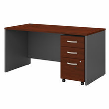 Load image into Gallery viewer, 60W x 30D Office Desk with 3 Drawer Mobile File Cabinet
