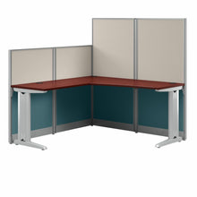 Load image into Gallery viewer, 65W x 65D L Shaped Cubicle Workstation

