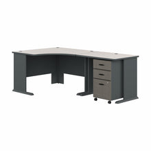 Load image into Gallery viewer, 48W Corner Desk with 36W Return and Mobile File Cabinet
