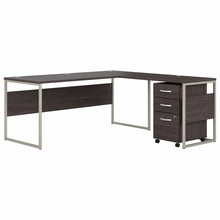 Load image into Gallery viewer, 72W x 30D L Shaped Table Desk with Mobile File Cabinet
