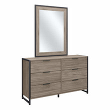 Load image into Gallery viewer, 6 Drawer Dresser with Mirror
