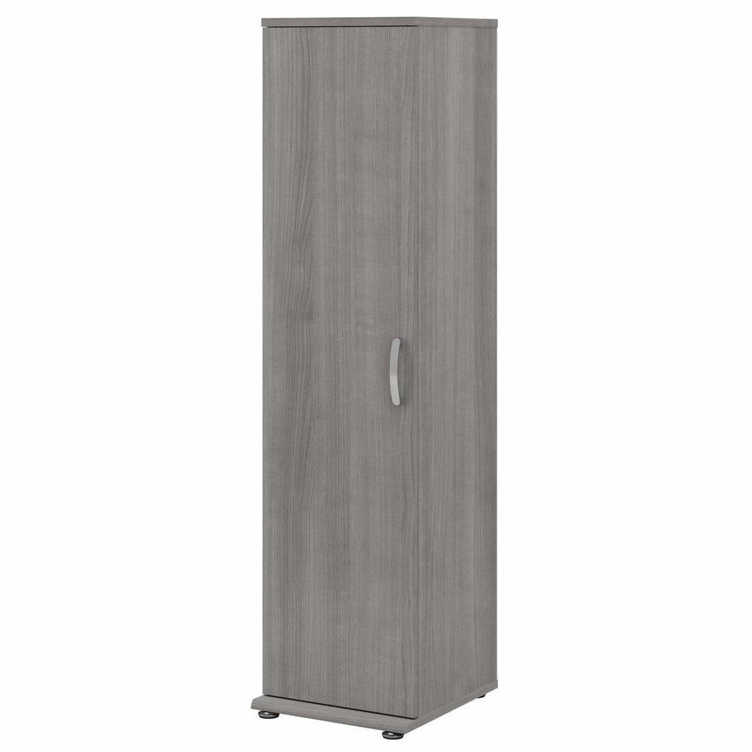 Tall Narrow Storage Cabinet with Door and Shelves