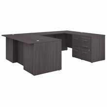 Load image into Gallery viewer, 72W U Shaped Executive Desk with Drawers
