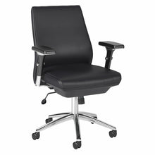 Load image into Gallery viewer, Mid Back Leather Executive Office Chair

