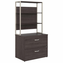 Load image into Gallery viewer, 2 Drawer Lateral File Cabinet with Shelves
