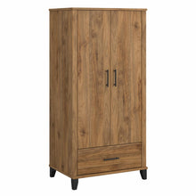 Load image into Gallery viewer, Tall Storage Cabinet with Doors and Drawer
