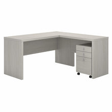 Load image into Gallery viewer, L Shaped Desk with Mobile File Cabinet
