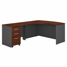 Load image into Gallery viewer, Left Handed L Shaped Desk with Mobile File Cabinet
