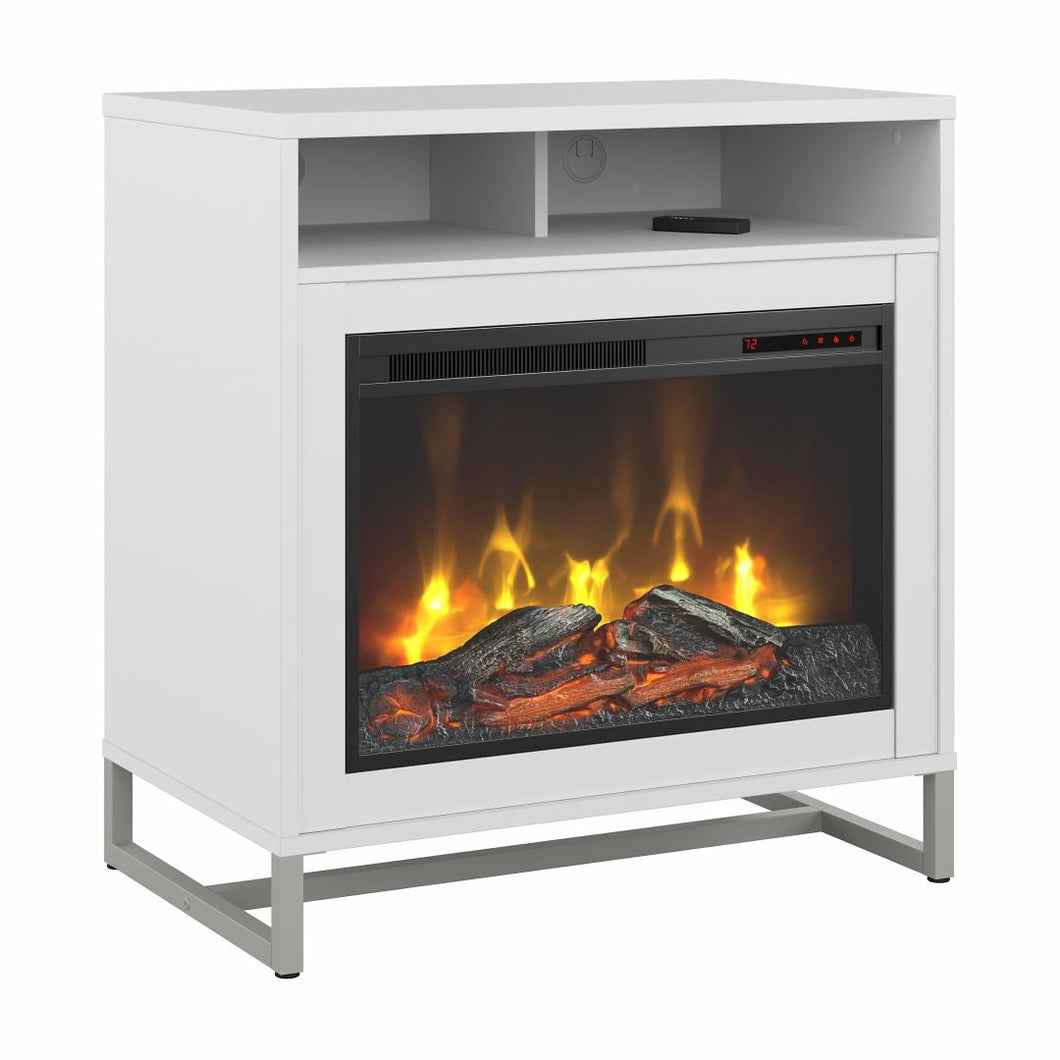 32W Electric Fireplace with Shelf