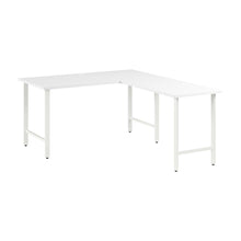 Load image into Gallery viewer, 60W x 30D L Shaped Computer Desk with Metal Legs
