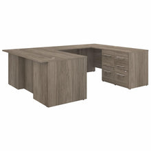 Load image into Gallery viewer, 72W U Shaped Executive Desk with Drawers
