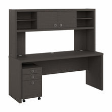 Load image into Gallery viewer, 72W Computer Desk with Hutch and 3 Drawer Mobile File Cabinet
