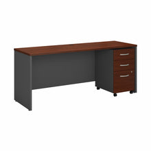 Load image into Gallery viewer, 72W x 24D Office Desk with Mobile File Cabinet
