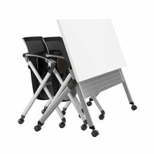 Load image into Gallery viewer, 60W x 24D Folding Training Table with Set of 2 Folding Chairs
