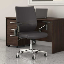 Load image into Gallery viewer, Mid Back Leather Office Chair
