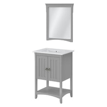 Load image into Gallery viewer, 24W Bathroom Vanity Sink with Mirror
