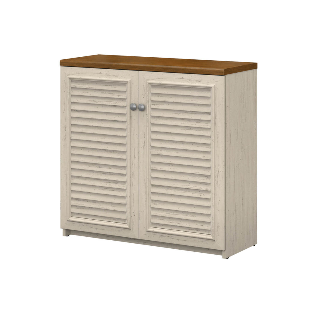 Small Storage Cabinet with Doors and Shelves