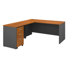 Load image into Gallery viewer, 66W L Shaped Desk with 48W Return and Mobile File Cabinet
