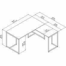Load image into Gallery viewer, 60W L Shaped Desk with 30W Return
