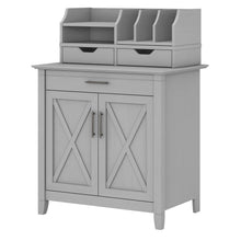 Load image into Gallery viewer, Secretary Desk with Storage and Desktop Organizers
