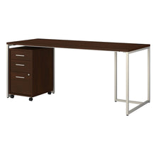 Load image into Gallery viewer, 72W Table Desk with 3 Drawer Mobile File Cabinet
