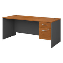 Load image into Gallery viewer, 72W x 30D Office Desk with 3/4 Pedestal
