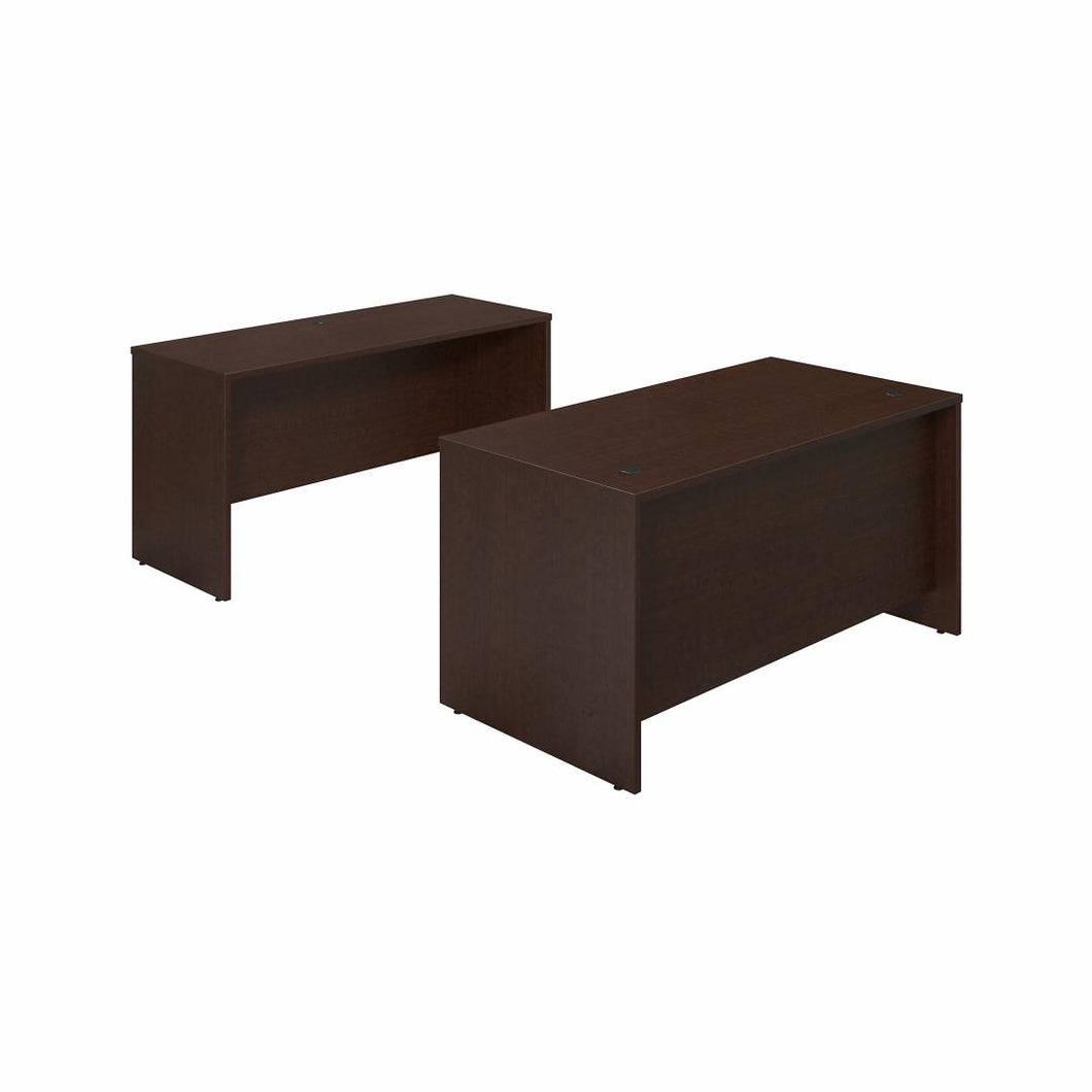 60W x 30D Desk with Credenza