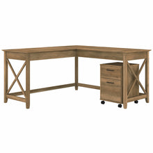 Load image into Gallery viewer, 60W L Shaped Desk with 2 Drawer Mobile File Cabinet
