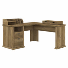 Load image into Gallery viewer, 60W L Shaped Desk with Storage and Organizers
