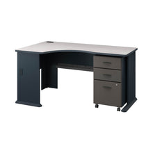 Load image into Gallery viewer, Left Corner Desk with Mobile File Cabinet
