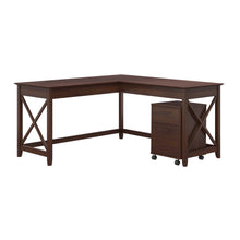 Load image into Gallery viewer, 60W L Shaped Desk with 2 Drawer Mobile File Cabinet
