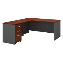 Load image into Gallery viewer, 66W L Shaped Desk with 48W Return and Mobile File Cabinet
