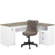 Load image into Gallery viewer, 60W L Shaped Desk and Chair Set
