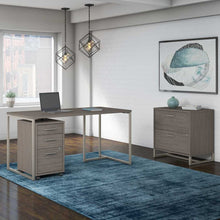 Load image into Gallery viewer, 60W Table Desk with File Cabinets
