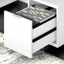 Load image into Gallery viewer, 60W Computer Desk with Hutch, Lateral File Cabinet and Bookcase
