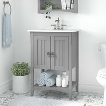 Load image into Gallery viewer, 24W Bathroom Vanity with Sink
