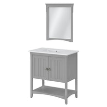 Load image into Gallery viewer, 32W Bathroom Vanity Sink with Mirror
