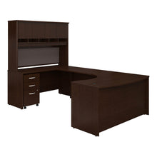 Load image into Gallery viewer, 60W Left Handed Bow Front U Shaped Desk with Storage
