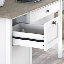 Load image into Gallery viewer, 54W Computer Desk with Drawers, Organizer and Lateral File Cabinet
