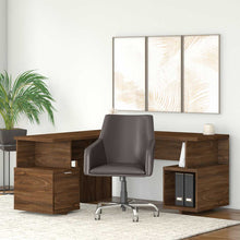 Load image into Gallery viewer, 60W L Shaped Desk and Chair Set
