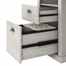 Load image into Gallery viewer, 50W Home Office Desk with Lateral File Cabinet and 5 Shelf Bookcase
