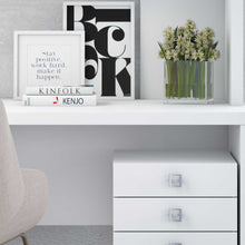 Load image into Gallery viewer, Credenza Desk with Hutch and Mobile File Cabinet
