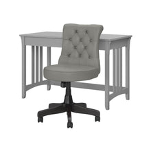 Load image into Gallery viewer, 48W Writing Desk with Mid Back Tufted Office Chair
