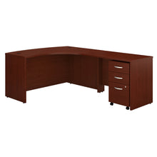 Load image into Gallery viewer, Right Handed L Shaped Desk with Mobile File Cabinet
