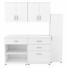 Load image into Gallery viewer, 5 Piece Modular Closet Storage Set with Floor and Wall Cabinets
