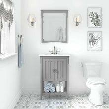 Load image into Gallery viewer, 24W Bathroom Vanity Sink with Mirror
