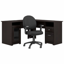 Load image into Gallery viewer, L Shaped Computer Desk and Chair Set
