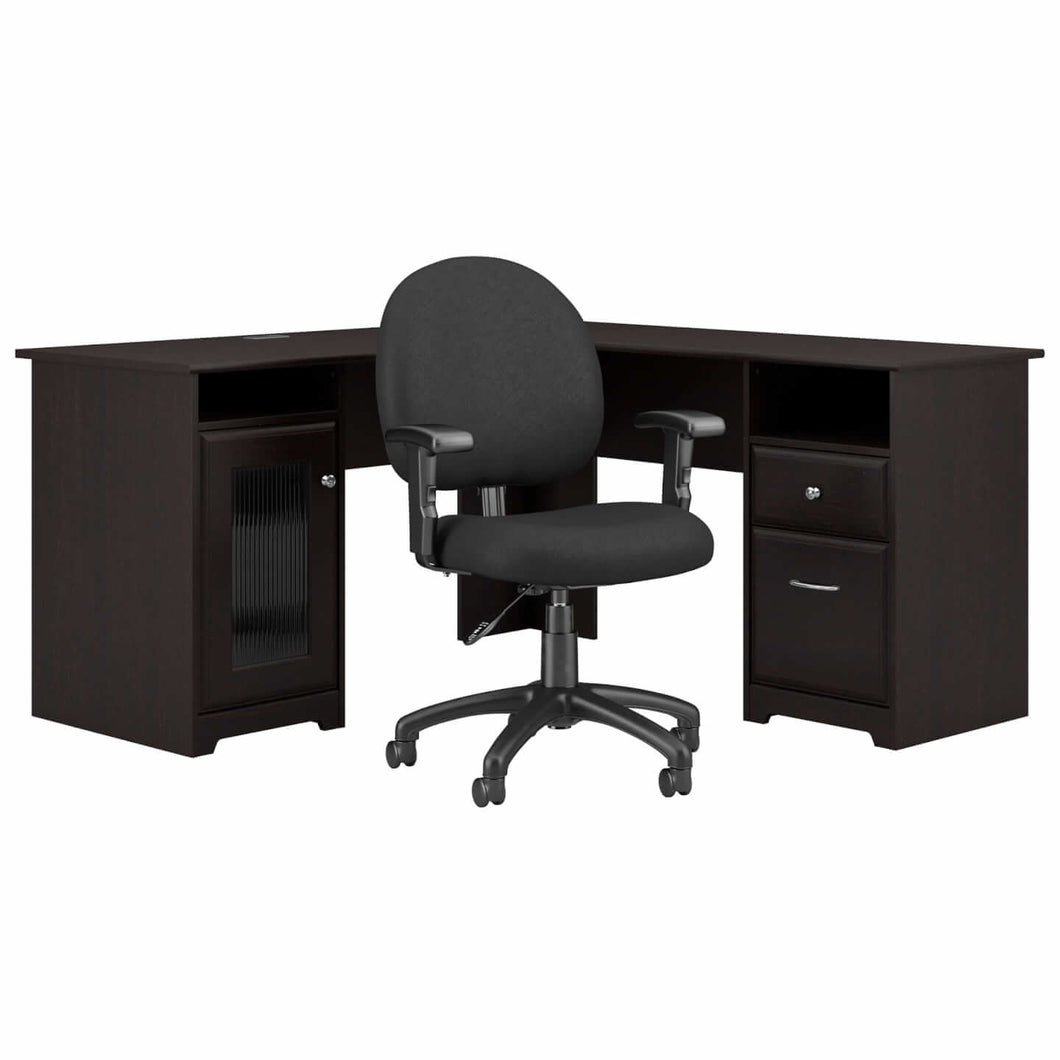 L Shaped Computer Desk and Chair Set