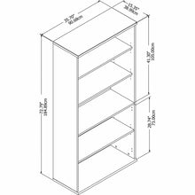 Load image into Gallery viewer, 5 Shelf Bookcase
